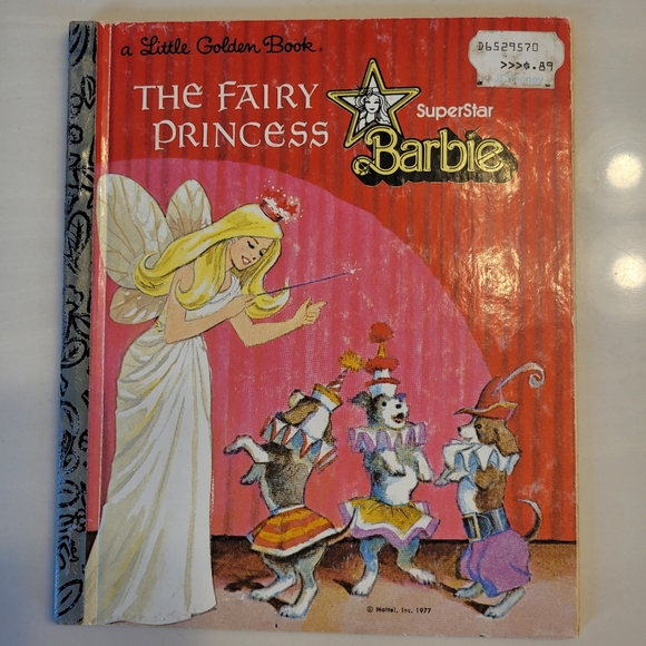 BARBIE LITTLE GOLDEN BOOK SuperStar Barbie The Fairy Princess 1977 - Picture 13 of 13